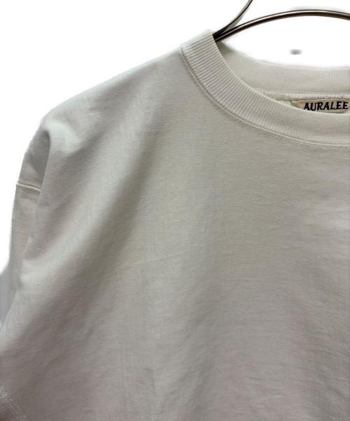 AURALEE（オーラリー）AURALEE (オーラリー) 長袖カットソー ホワイトの古着・服飾アイテム
