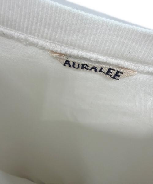 AURALEE（オーラリー）AURALEE (オーラリー) 長袖カットソー ホワイトの古着・服飾アイテム
