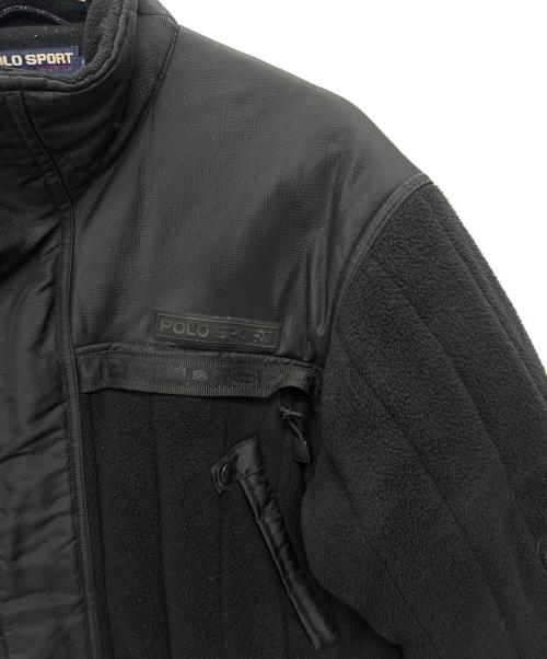 POLO SPORT（ポロスポーツ）POLO SPORT (ポロスポーツ) 90s USA-RL フリースジャケット ブラック サイズ:Mの古着・服飾アイテム