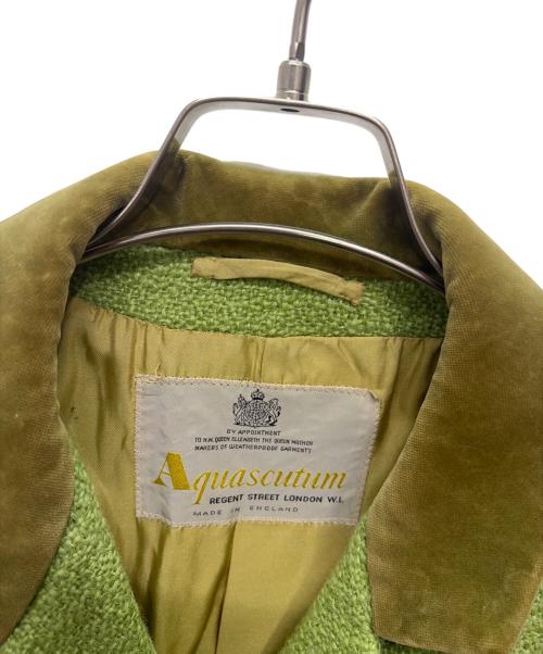 Aquascutum（アクアスキュータム）Aquascutum (アクアスキュータム) チェスターコート グリーン サイズ:不明の古着・服飾アイテム
