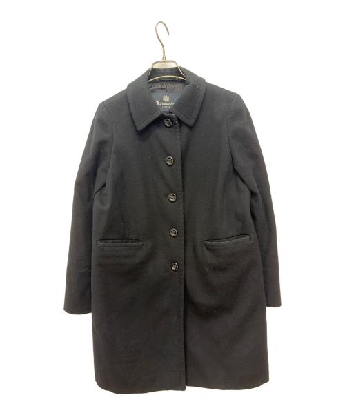 Aquascutum（アクアスキュータム）Aquascutum (アクアスキュータム) ウールコート ブラック サイズ:-の古着・服飾アイテム