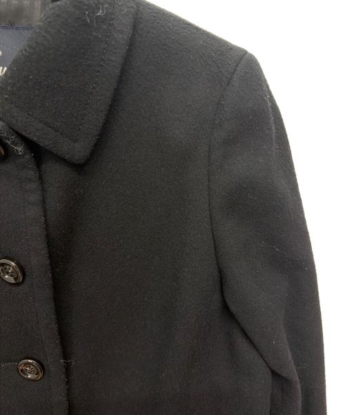 Aquascutum（アクアスキュータム）Aquascutum (アクアスキュータム) ウールコート ブラック サイズ:-の古着・服飾アイテム