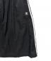 中古・古着 adidas originals (アディダスオリジナル) スリーストライプス ロングスカート ブラック×ホワイト サイズ:M：4000円