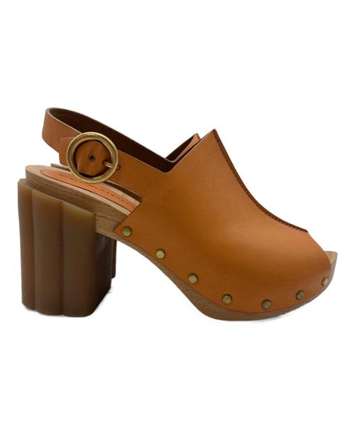 STELLA McCARTNEY（ステラマッカートニー）STELLA McCARTNEY (ステラマッカートニー) デイジースタッズ サンダル キャメル サイズ:38の古着・服飾アイテム