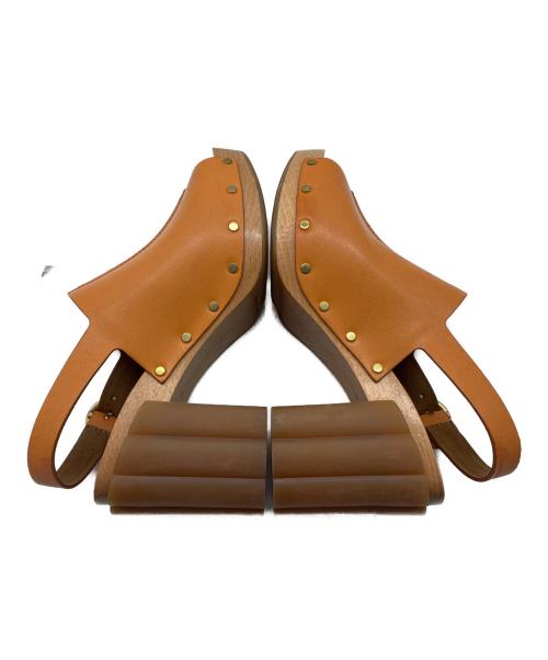 STELLA McCARTNEY（ステラマッカートニー）STELLA McCARTNEY (ステラマッカートニー) デイジースタッズ サンダル キャメル サイズ:38の古着・服飾アイテム