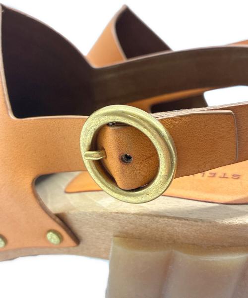 STELLA McCARTNEY（ステラマッカートニー）STELLA McCARTNEY (ステラマッカートニー) デイジースタッズ サンダル キャメル サイズ:38の古着・服飾アイテム