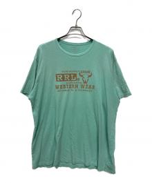 RRL（ダブルアールエル）の古着「コットンヘンプ グラフィックＴシャツ」｜ミント