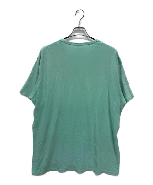 RRL（ダブルアールエル）RRL (ダブルアールエル) コットンヘンプ グラフィックＴシャツ ミント サイズ:XXLの古着・服飾アイテム