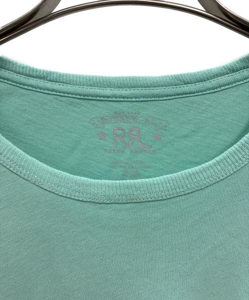 RRL（ダブルアールエル）RRL (ダブルアールエル) コットンヘンプ グラフィックＴシャツ ミント サイズ:XXLの古着・服飾アイテム