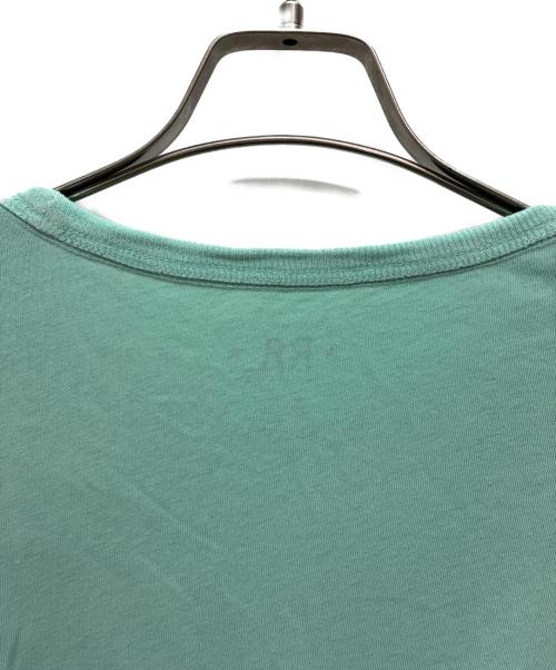 RRL（ダブルアールエル）RRL (ダブルアールエル) コットンヘンプ グラフィックＴシャツ ミント サイズ:XXLの古着・服飾アイテム