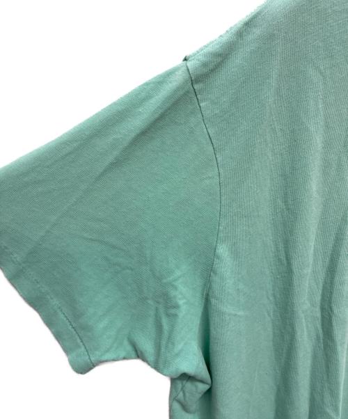 RRL（ダブルアールエル）RRL (ダブルアールエル) コットンヘンプ グラフィックＴシャツ ミント サイズ:XXLの古着・服飾アイテム