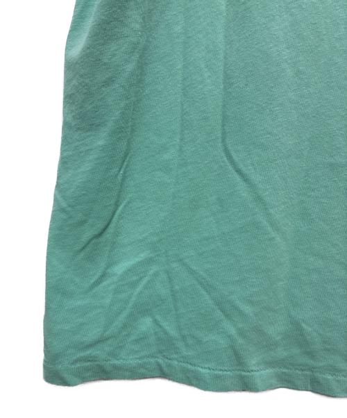 RRL（ダブルアールエル）RRL (ダブルアールエル) コットンヘンプ グラフィックＴシャツ ミント サイズ:XXLの古着・服飾アイテム