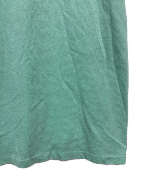 RRL（ダブルアールエル）RRL (ダブルアールエル) コットンヘンプ グラフィックＴシャツ ミント サイズ:XXLの古着・服飾アイテム