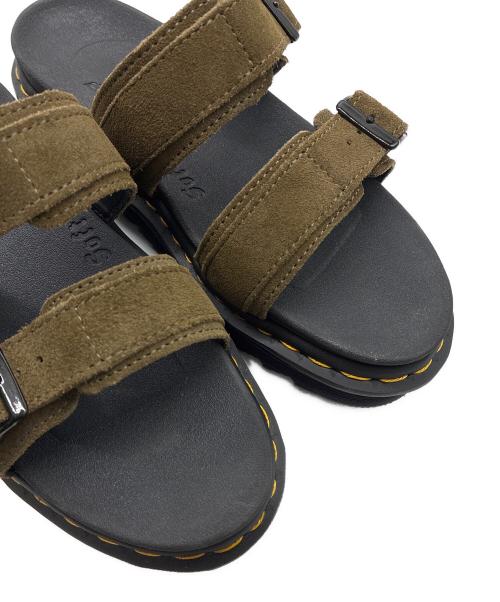 Dr.Martens（ドクターマーチン）Dr.Martens (ドクターマーチン) MYLES / ストラップサンダル ブラック×オリーブ サイズ:UK6 / EU39の古着・服飾アイテム