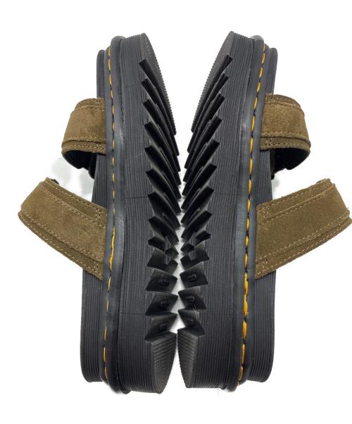 Dr.Martens（ドクターマーチン）Dr.Martens (ドクターマーチン) MYLES / ストラップサンダル ブラック×オリーブ サイズ:UK6 / EU39の古着・服飾アイテム