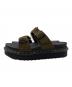 Dr.Martens (ドクターマーチン) MYLES / ストラップサンダル ブラック×オリーブ サイズ:UK6 / EU39：7000円