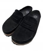 BIRKENSTOCKビルケンシュトック）の古着「Naples / スエードレザーサンダル」｜ブラック