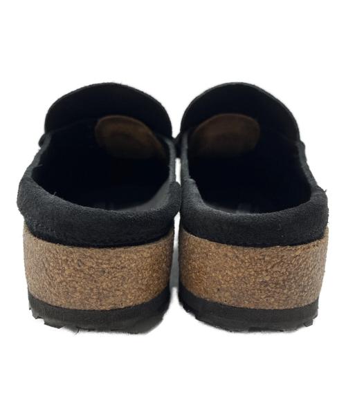 BIRKENSTOCK（ビルケンシュトック）BIRKENSTOCK (ビルケンシュトック) Naples / スエードレザーサンダル ブラック サイズ:39の古着・服飾アイテム