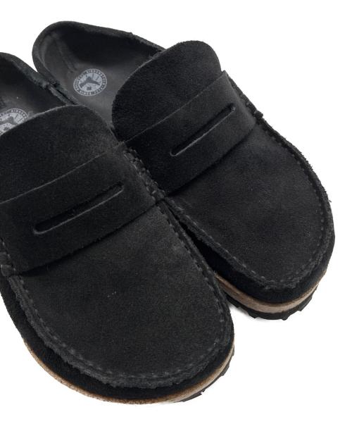 BIRKENSTOCK（ビルケンシュトック）BIRKENSTOCK (ビルケンシュトック) Naples / スエードレザーサンダル ブラック サイズ:39の古着・服飾アイテム