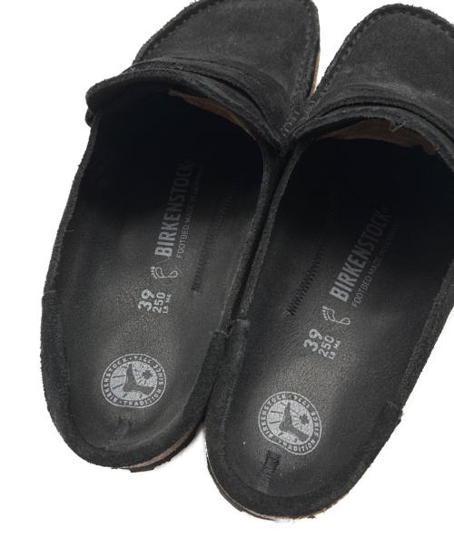 BIRKENSTOCK（ビルケンシュトック）BIRKENSTOCK (ビルケンシュトック) Naples / スエードレザーサンダル ブラック サイズ:39の古着・服飾アイテム