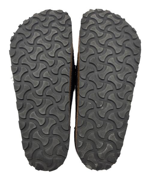 BIRKENSTOCK（ビルケンシュトック）BIRKENSTOCK (ビルケンシュトック) Naples / スエードレザーサンダル ブラック サイズ:39の古着・服飾アイテム