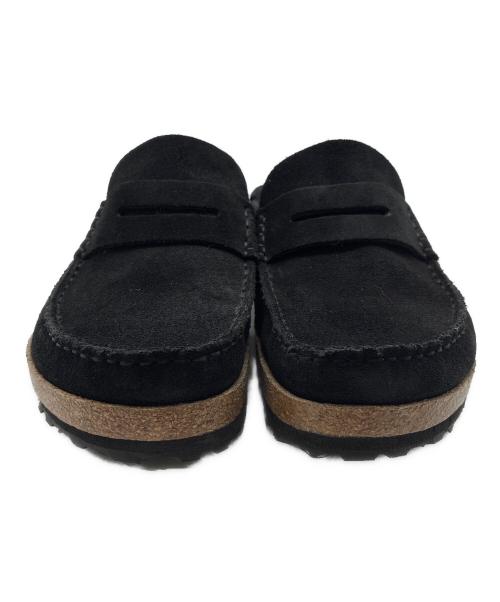 BIRKENSTOCK（ビルケンシュトック）BIRKENSTOCK (ビルケンシュトック) Naples / スエードレザーサンダル ブラック サイズ:39の古着・服飾アイテム