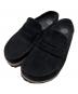 BIRKENSTOCK（ビルケンシュトック）の古着「Naples / スエードレザーサンダル」｜ブラック