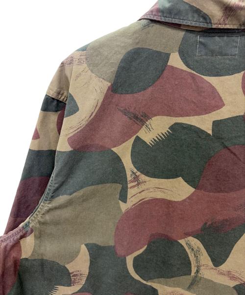 RRL（ダブルアールエル）RRL (ダブルアールエル) カモポプリンオーバーシャツ グリーン×ブラウン サイズ:XXLの古着・服飾アイテム