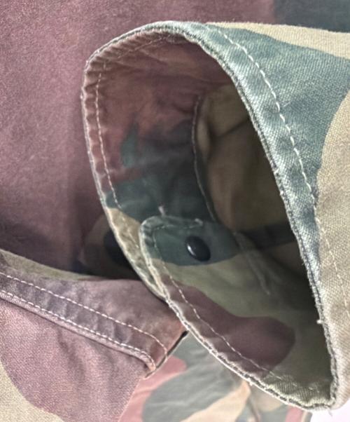 RRL（ダブルアールエル）RRL (ダブルアールエル) カモポプリンオーバーシャツ グリーン×ブラウン サイズ:XXLの古着・服飾アイテム