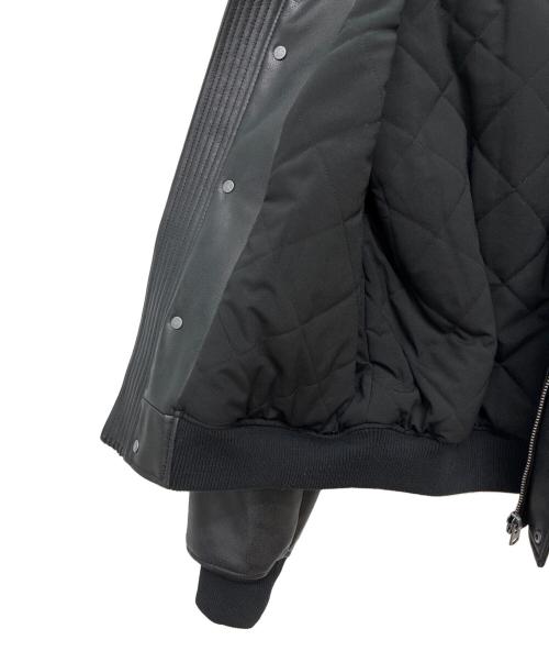 ZARA（ザラ）ZARA (ザラ) フェイクレザーボアジャケット ブラック サイズ:SIZE Mの古着・服飾アイテム