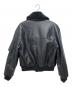ZARA (ザラ) フェイクレザーボアジャケット ブラック サイズ:SIZE M：5000円