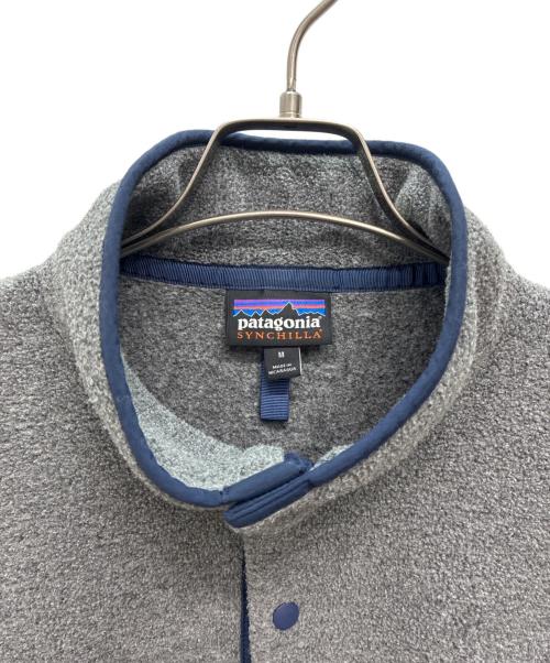 Patagonia（パタゴニア）Patagonia (パタゴニア) シンチラスナップTプルオーバー グレー サイズ:Mの古着・服飾アイテム