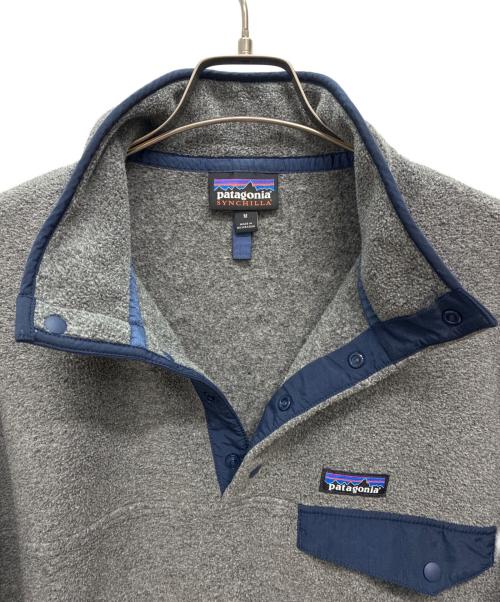 Patagonia（パタゴニア）Patagonia (パタゴニア) シンチラスナップTプルオーバー グレー サイズ:Mの古着・服飾アイテム