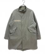 BEAMS HEARTビームスハート）の古着「3WAYビックシルエットモッズコート」｜グレー
