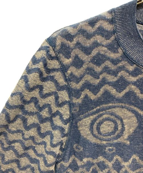 Vivienne Westwood man（ヴィヴィアン ウェストウッド マン）Vivienne Westwood man (ヴィヴィアン ウェストウッド マン) 薄手ニット ブルー サイズ:44の古着・服飾アイテム