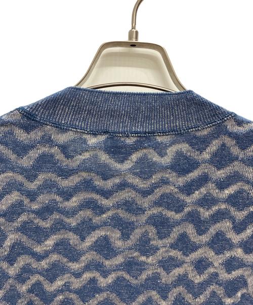 Vivienne Westwood man（ヴィヴィアン ウェストウッド マン）Vivienne Westwood man (ヴィヴィアン ウェストウッド マン) 薄手ニット ブルー サイズ:44の古着・服飾アイテム