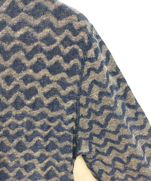 Vivienne Westwood man（ヴィヴィアン ウェストウッド マン）Vivienne Westwood man (ヴィヴィアン ウェストウッド マン) 薄手ニット ブルー サイズ:44の古着・服飾アイテム
