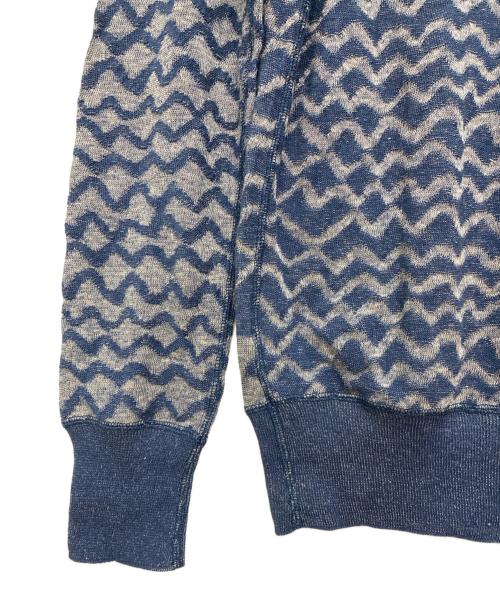 Vivienne Westwood man（ヴィヴィアン ウェストウッド マン）Vivienne Westwood man (ヴィヴィアン ウェストウッド マン) 薄手ニット ブルー サイズ:44の古着・服飾アイテム