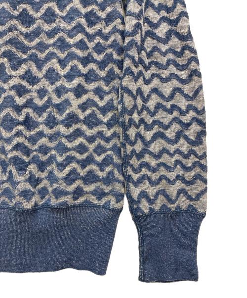 Vivienne Westwood man（ヴィヴィアン ウェストウッド マン）Vivienne Westwood man (ヴィヴィアン ウェストウッド マン) 薄手ニット ブルー サイズ:44の古着・服飾アイテム