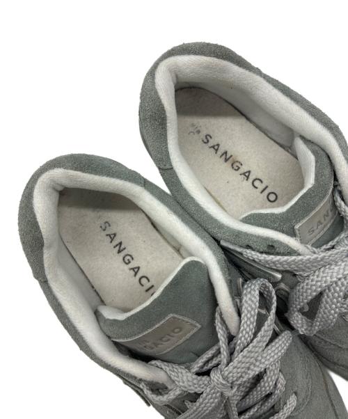 Sangacio（サンガッチョ）SANGACIO (サンガッチョ) にゅ〜ず STEEL BLUE スエードスニーカー グレー サイズ:23cmの古着・服飾アイテム