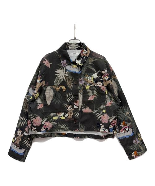 DISNEY（ディズニー）Disney (ディズニー) moussy (マウジー) セットアップジャケット+パンツ+ハット グレー サイズ:FREEの古着・服飾アイテム