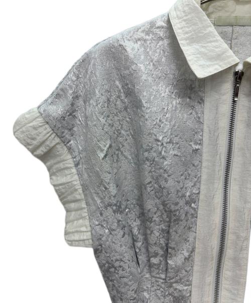 AOIWANAKA（アオイワナカ）aoiwanaka (アオイワナカ) 半袖ワンピース ホワイト サイズ:FREEの古着・服飾アイテム
