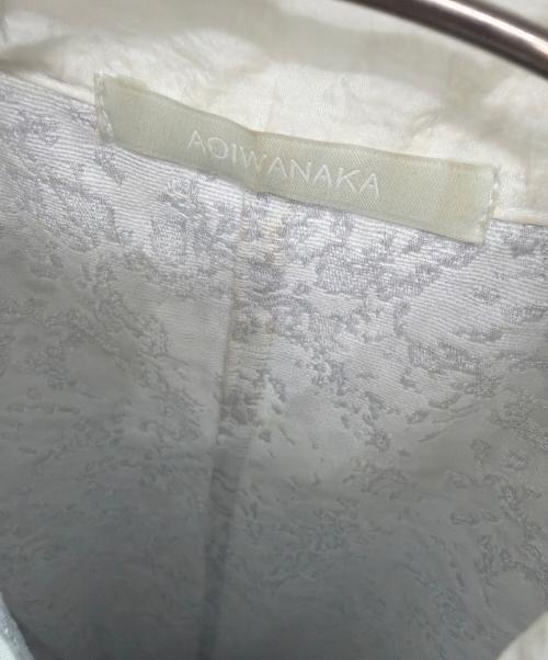 AOIWANAKA（アオイワナカ）aoiwanaka (アオイワナカ) 半袖ワンピース ホワイト サイズ:FREEの古着・服飾アイテム