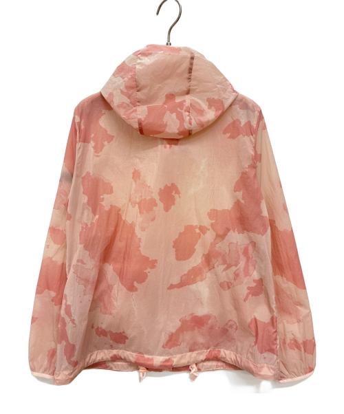 AIGLE（エーグル）AIGLE (エーグル) 撥水 エクストラライトプリントフーデッドジャケット ピンク サイズ:38の古着・服飾アイテム