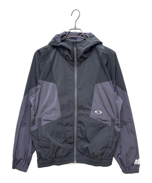 OAKLEY（オークリー）OAKLEY (オークリー) ENHANCE UB RIPSTOP WIND JACKET 12.7 グレー×ネイビー サイズ:JPN Lの古着・服飾アイテム