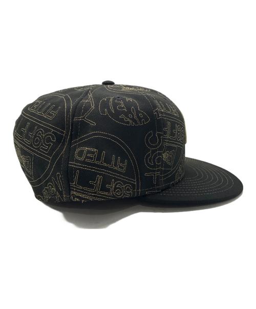 New Era（ニューエラ）New Era (ニューエラ) 59FIFTY DAY MEMORIAL COLLECTION ブラック×ゴールド サイズ:7 7/8の古着・服飾アイテム