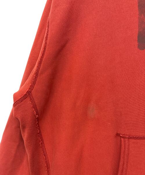 RRL（ダブルアールエル）RRL (ダブルアールエル) Ranch ロゴ フーディー / プルオーバーパーカー レッド サイズ:XXLの古着・服飾アイテム