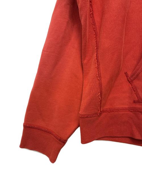 RRL（ダブルアールエル）RRL (ダブルアールエル) Ranch ロゴ フーディー / プルオーバーパーカー レッド サイズ:XXLの古着・服飾アイテム