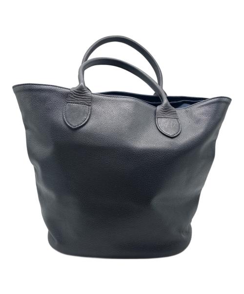 LONGCHAMP（ロンシャン）LONGCHAMP (ロンシャン) レザートートバッグ ネイビーの古着・服飾アイテム