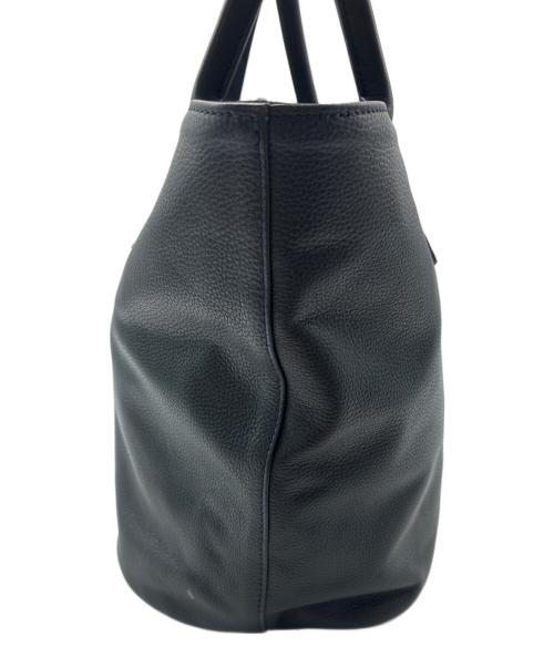 LONGCHAMP（ロンシャン）LONGCHAMP (ロンシャン) レザートートバッグ ネイビーの古着・服飾アイテム